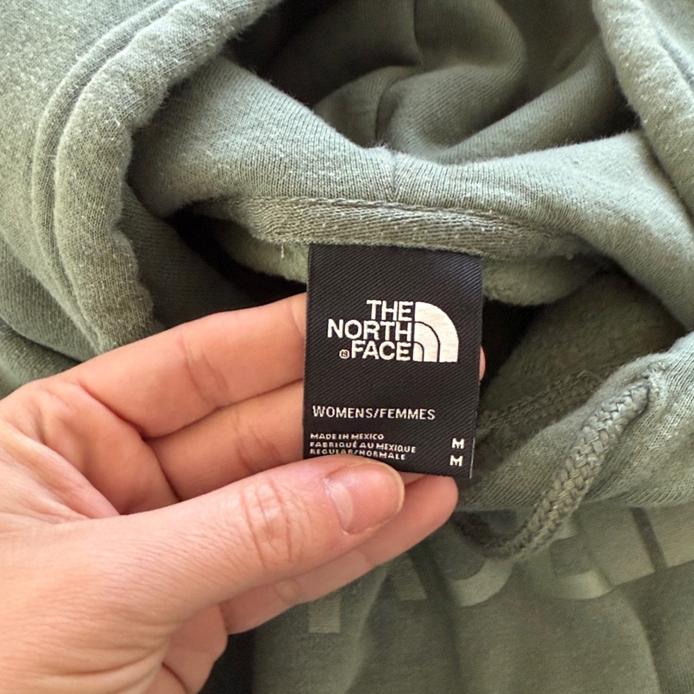 The North Face Women's Half Dome Pullover Hoodie Green Medium - Picture 6 of 6